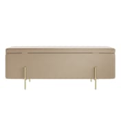 lola beige velvet storage ottoman back