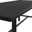 louie black dining table close up