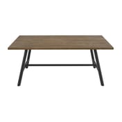 louie coffee wood dining table side
