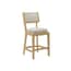 maggie frost oak counter stool angle
