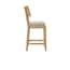maggie frost oak counter stool side