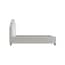 monterey grey stripe single bed side