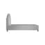 monterey light grey single bed side