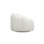 nao ivory boucle swivel chair side