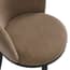 nova mole velvet dining chair close up