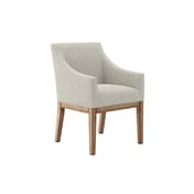 piper bisque dining chair angle