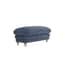plumpton denim blue weave footstool angle