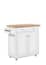 portland white kitchen island natural top