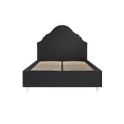 quince onyx upholstered bed front