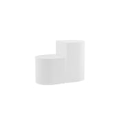 reed white side table angle