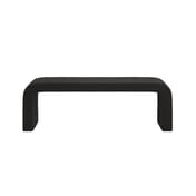 ren black boucle bench front
