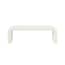 ren daisy white boucle bench front