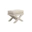 rhode stone linen stool angle