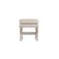 rhode stone linen stool side