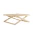 sage blonde oak coffee table large angle