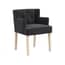 shay anthracite winged chair arms angle