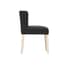 shay anthracite winged dining chair side