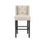 shay stone winged counter stool front