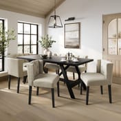 shay stone winged dining chair lifestyle