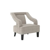 sofia beige accent chair angle