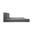 soho dapple grey fabric bed side