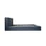 soho ink blue fabric bed side
