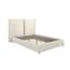 sunday ivory fabric double bed angle