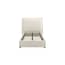 sunday ivory fabric single bed front