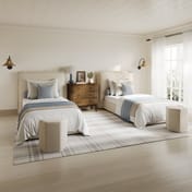 sunday ivory single bed twin bedroom lifestyle