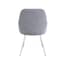 tara grey velvet dining chair back