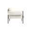 wardour white house weave armchair side