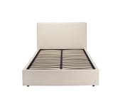 wilder antique white ottoman bed front