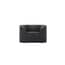 zuma black velvet armchair front