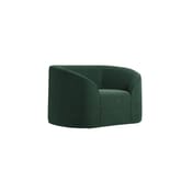 zuma forest green velvet armchair angle