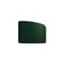 zuma forest green velvet sofa side