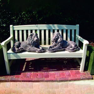 Chatsworth Lion Statues Pair
