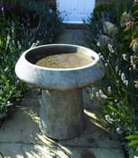 Pure Stone Birdbath in cast stone