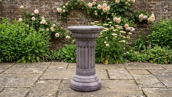 Stone Pedestals and Plinths: How to Display Garden Statues