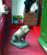 Bulldog Garden Statue in cast stone