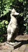 Egyptian Tomb Dog Stone Garden Statue Original View
