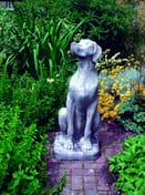 Female Great Dane Statue in cast stone