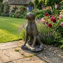 Labrador Garden Statue stone dog ornament UK