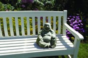 Sitting Buddha Statue in cast stone