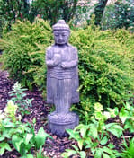 Standing Teaching Buddha Statue in cast stone