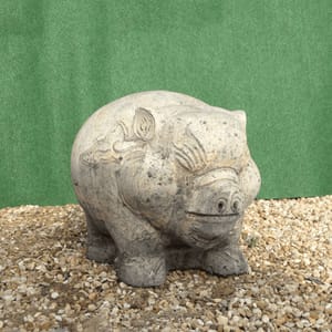 Thai Pig Stone Statue