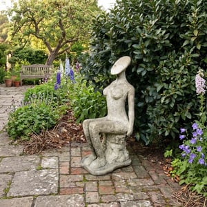 Unusual contemporary garden sculpture