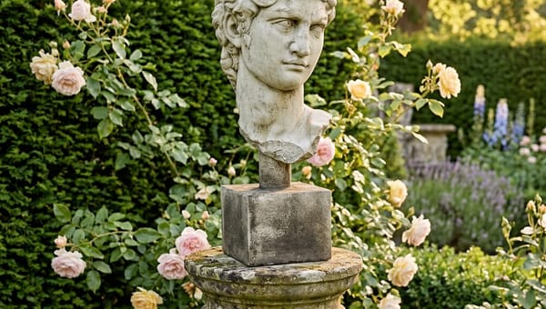 Stone Busts for Gardens: Roman, Greek and Renaissance Heads