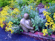 Henry Modern Garden Art Statue in cast stone