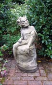 Devil Stone Garden Statue in cast stone