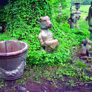 Heraldic Dragon Garden Statue